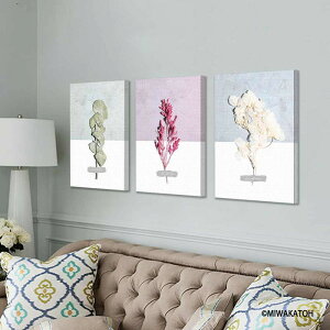 CREA �L�����o�X�A�[�g�p�l�� �{�^�j�J���V���[�Y botanical Series 3���Z�b�g CE-4003 3���g W297×H420×D20mm 3�� �X�� �J�t�F ���E���W ���r�[ �z�e�� �@�l kar-9139891s1 �A�[�g�p�l�� �A�[�g�{�[�h �ǎ� ��