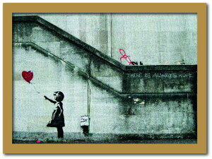 oNV[ Banksy CeAA[g Girl with Balloon DƏ VS-1002NA-A2 t[J[Fi` TCYFA2 X JtF EW r[ ze @l kar-10054176s12 A[gpl A[g{
