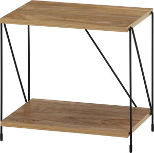 EZBO ワイヤーラック 2段 40幅 OAK NA オークナチュラル 420×310×387 fj-77558 スチールラック シェルフ 本棚 ラック カラーボックス 収納 家具 送料無料 北欧 モダン 家具 インテリア ナチュラル テイ