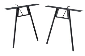 ダイニングテーブル 脚 (2脚組) ブラック W66×D15.5×H68.5 az-ace-356a あす楽 ダイニングテーブル テーブル 送料無料 北欧 モダン 家具 インテリア ナチュラル テイスト 新生活 オススメ おしゃれ 後払い
