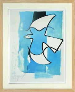 �W�����W���E�u���b�N Georges Braque L'oiseaux bleu et gris 425x525x32mm 425x525x32mm IGB-62524 bic-11143262s1 �A�[�g�p�l�� �A�[�g�{�[�h �ǎ� �����t�B���� �������� �k�� ���_�� �Ƌ� �C���e���A �i�`������ �e