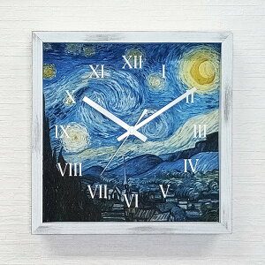 Masterpiece Clock 掞v Vincent Willem van Gogh Sbz  CN-1002WH t[J[ zCg W265×H265×D45mm X JtF EW r[ ze @l kar-11655604s1 |v uv |v k 