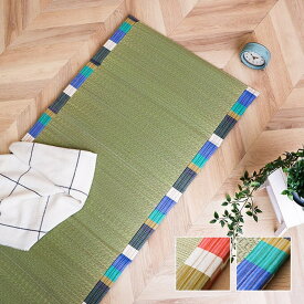 日本製 い草 い草マット マット ごろ寝マット フリーマット クッション性 和風柄 約70×180cm グリーン オレンジ ihk-1120271123801 マットレス 寝具 北欧 モダン 家具 インテリア ナチュラル テイスト 新生活 オススメ おしゃれ