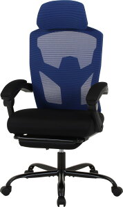 メッシュリクライニングチェア スリープ2 NV 3509F-1W ネイビー 幅660×奥行665〜1245×高さ1125〜1220mm fj-37913 デスク用チェア オフィスチェア オフィス家具 送料無料 北欧 モダン 家具 インテリア ナ