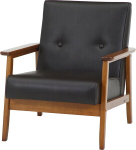 バイキャストPUソファ ミート 1P DBR 71730 ダークブラウン 幅640×奥行720×高さ700mm fj-71730 ソファ ソファ ソファベッド 送料無料 北欧 モダン 家具 インテリア ナチュラル テイスト 新生活 オスス