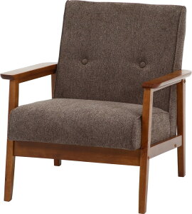 厚手ファブリックソファ ミート 1P BR 71733 ブラウン 幅640×奥行720×高さ700mm fj-71733 ソファ ソファ ソファベッド 送料無料 北欧 モダン 家具 インテリア ナチュラル テイスト 新生活 オススメ お