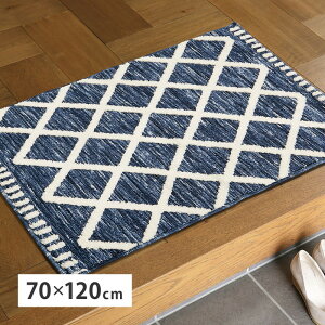 シェニールマット アイラ 約70×120cm 玄関マット インテリアマット 室内 屋内 ジャガード織 オールシーズン hig-270092433x 玄関マット マット カーペット マット 畳 送料無料 北欧 モダン 家具 イ