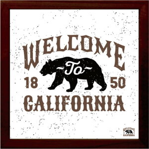 �T�C���t���[�� 400�V���[�Y �E�F���J�� �J���t�H���j�A Sign Frame 400seires Welcome to California 425x425x30 snw-isf-52263 �A�[�g�p�l�� �A�[�g�{�[�h �ǎ� �����t�B���� �������� �k�� ���_�� �Ƌ� �C���e