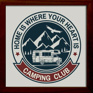 �T�C���t���[�� �L�����s���O�N���u Sign Frame Camping Club 220x220x20 snw-zsf-53028 �A�[�g�p�l�� �A�[�g�{�[�h �ǎ� �����t�B���� �������� �k�� ���_�� �Ƌ� �C���e���A �i�`������ �e�C�X�g �V���� 