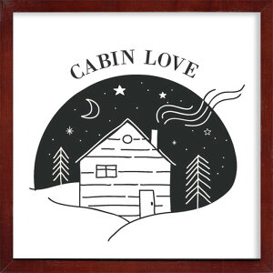 �T�C�� �t���[�� �L���r�����u Sign fraem Cabin Love 270x270x20 snw-zsf-53427 �A�[�g�p�l�� �A�[�g�{�[�h �ǎ� �����t�B���� �������� �k�� ���_�� �Ƌ� �C���e���A �i�`������ �e�C�X�g �V���� �I�X�X