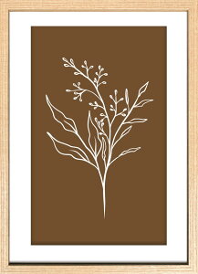 ハーブ フレーム Herbe Frame 317x440x20 snw-zhf-53200 アートパネル アートボード 壁紙 装飾フィルム 送料無料 北欧 モダン 家具 インテリア ナチュラル テイスト 新生活 オススメ おしゃれ 後払い
