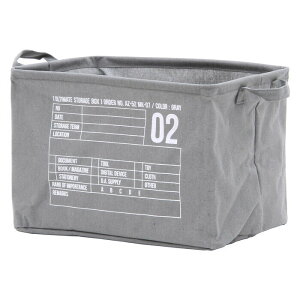 �C���i�[ �{�b�N�X �t�@�u���b�N 02 �O���[ �����i W380×D260×H260mm 0.2kg fj-37132 ���[�P�[�X �{�b�N�X ��������[ ���[ �Ƌ� �������� �k�� ���_�� �Ƌ� �C���e���A �i�`������ �e�C�X�g �V���� �I