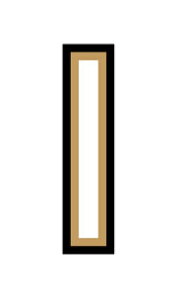 LETTER DECAL 【 I 】 アイ レターデカールステッカー 7.6cmサイズ アルファベット DIY レタリング リメイク ガラス ドア 窓 スーツケース LD3I gs ステッカー