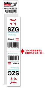 AP279 SZG Salzburg UcuN` Europe `R[hXebJ[ s ` GA|[g X[^[ 3LTR ObY