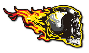 oCJ[XebJ[ BIKER STICKER oCN n[[ wbg XJ 01 RIGHT [ hN BK001  XebJ[ OOK