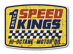 oCJ[XebJ[ BIKER STICKER oCN n[[ wbg SPEED KINGS Be[W BK039  XebJ[ OOK