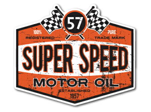 oCJ[XebJ[ BIKER STICKER oCN n[[ wbg SUPER SPEED Be[W BK040  XebJ[ OOK