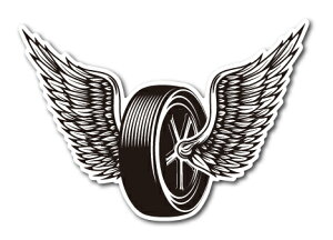 oCJ[XebJ[ BIKER STICKER oCN n[[ wbg ^C zC[ WING H BK050  XebJ[ OOK