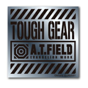 A.T.FIELD ステッカー TOUGH GEAR ATF008S 鏡面 シルバー エヴァンゲリオン ヘルメット バイク 車 ツール ワークブランド グッズ