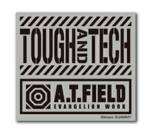 A.T.FIELD ステッカー TOUGH and TECH ATロゴ ATF009R 反射素材 エヴァンゲリオン ヘルメット バイク 車 ツール ワークブランド グッズ