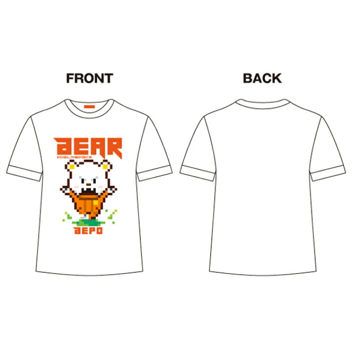 楽天市場 ピクセルワンピースtシャツ ベポ Bear One Piece ドット絵 Gst019 グッズ ネット限定商品 ゼネラルステッカー 楽天市場 ピクセルワンピースtシャツ ベポ Bear One Piece ドット絵 Gst019 グッズ ネット限定商品 ゼネラルステッカー
