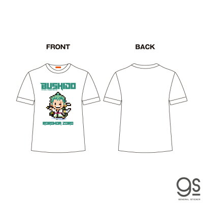 楽天市場 ネット限定商品 ピクセルワンピースtシャツ ゾロ Bushido M L Xlの3サイズ メンズ One Piece ドット絵 アニメ Gst048 Gs 公式グッズ ゼネラルステッカー