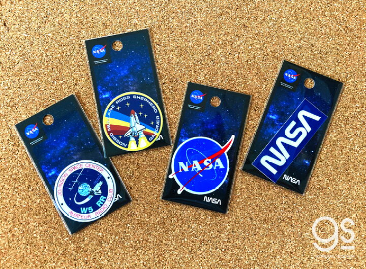 楽天市場 Nasa ミニステッカー ミートボールロゴ エンブレム 宇宙 スペースシャトル ステッカー Nasa041 Gs 公式 グッズ ゼネラル ステッカー