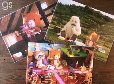 楽天市場 こまねこ アートフォトポスター ゆきおとことピクニック キャラクター 絹目写真a4ポスター アニメ コマ撮り インテリア Raw028 Gs 公式グッズ ゼネラルステッカー