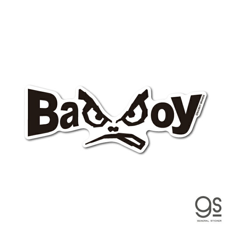 楽天市場】BADBOY ダイカットステッカー ロゴ 01 バッドボーイ 90年代 