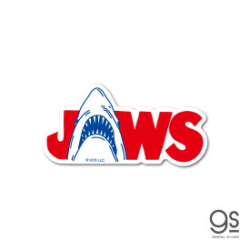 ジョーズ ダイカットミニステッカー JAWS ロゴ＆イラスト 映画 シリーズ サメ ユニバーサル アトラクション おしゃれ アメリカ 70's イラスト gs 公式グッズ JWS-008