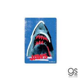 ジョーズ ダイカットミニステッカー JAWS 版画 映画 シリーズ サメ ユニバーサル アトラクション おしゃれ アメリカ 70's イラスト gs 公式グッズ JWS-012