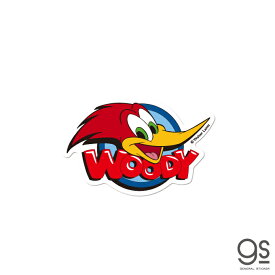 ウッドペッカー ダイカットミニステッカー ロゴ&FACE ユニバーサル キャラクターステッカー woody Woodpecker イラスト gs 公式グッズ WWP-001