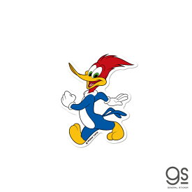 ウッドペッカー ダイカットミニステッカー ウォーキング ユニバーサル キャラクターステッカー woody Woodpecker イラスト gs 公式グッズ WWP-003