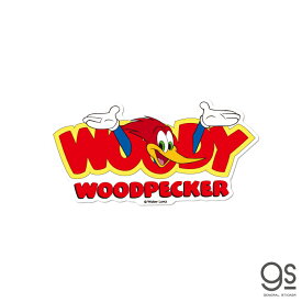 ウッドペッカー ダイカットステッカー WOODY WOODPECKER WIDELOGO ユニバーサル キャラクターステッカー woody Woodpecker イラスト gs 公式グッズ WWP-010