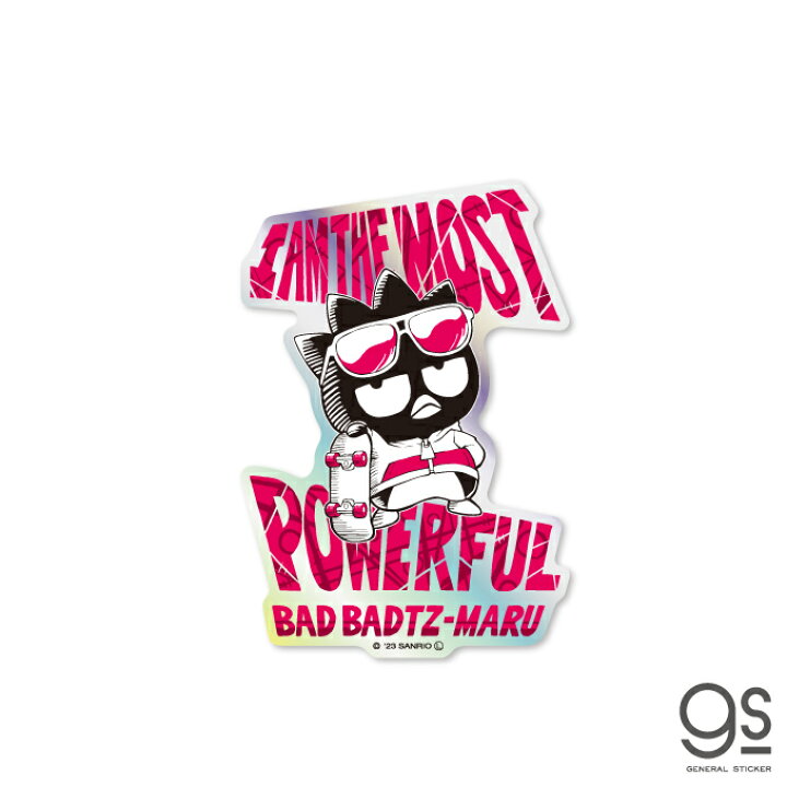 楽天市場】バッドばつ丸 ホログラムステッカーBAD BADTZ-MARU 