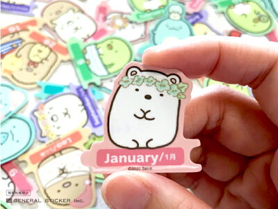 楽天市場 血液型 すみっコぐらし 組み合わせステッカー 選べる セレクト 誕生日 記念日 キャラクターステッカー イラスト ライセンス商品 Su D Gs 公式グッズ ゼネラルステッカー