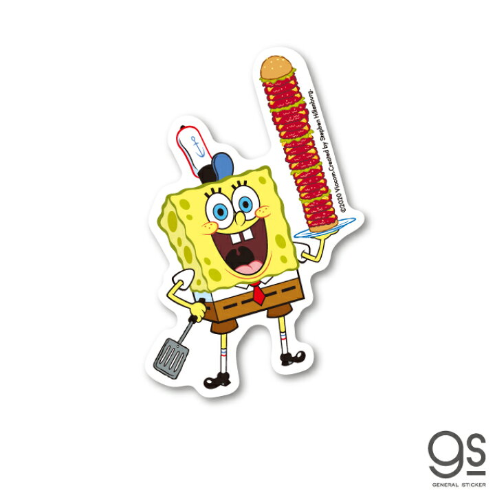 楽天市場 スポンジ ボブ ミニステッカー ハンバーガー キャラクターステッカー アメリカ アニメ Spongebob Spo014 Gs 公式グッズ ゼネラルステッカー
