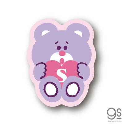 楽天市場 Swimmer クマ ハート ミニステッカー キャラクターステッカー スイマー ブランド イラスト かわいい パステル レトロ 雑貨 Swm016 Gs 公式グッズ ゼネラルステッカー