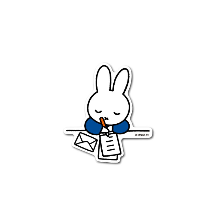 楽天市場 Miffy ミッフィー 手紙 キャラクターステッカー 絵本 イラスト かわいい こども ダイカットステッカー うさぎ うさこちゃん 人気 Mif010 Gs 公式グッズ ゼネラルステッカー
