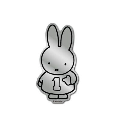Miffy ミッフィー 1 シルバー 鏡面タイプ キャラクターステッカー 絵本 イラスト かわいい こども うさぎ うさこちゃん 人気 Mif013 Gs 公式グッズ Room 欲しい に出会える Miffy ミッフィー 1 シルバー 鏡面タイプ キャラクターステッカー 絵本 イラスト かわいい こども うさぎ うさこちゃん 人気 Mif013 Gs 公式グッズ Room 欲しい に出会える
