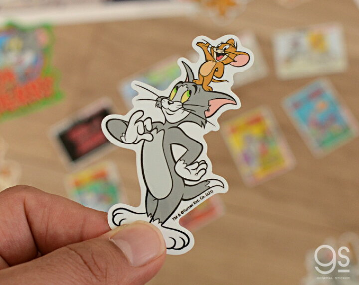 楽天市場 3月末で販売終了 トムとジェリー スマイル ミニステッカー キャラクターステッカー アメリカ アニメ Tom And Jerry 人気 かわいい Tj002 Gs 公式グッズ ゼネラルステッカー