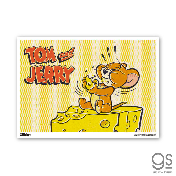 トムとジェリー公式グッズ トムとジェリー ミニポスター もぐもぐ キャラクター B5サイズ アメリカ アニメ Tom And Jerry 人気 かわいい インテリア アート Tj053 Gs 公式グッズ