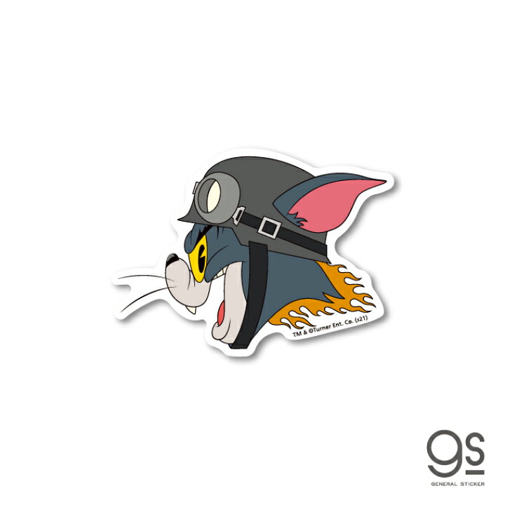 楽天市場 トムとジェリー ミニステッカー トム ヘルメット キャラクターステッカー アメリカ アニメ 映画 Tom And Jerry 人気 かわいい Tj077 Gs 公式グッズ ゼネラルステッカー