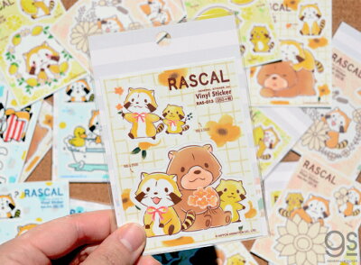 楽天市場 ラスカル ステッカー お風呂 ランドリーシリーズ キャラクターステッカー あらいぐま アニメ 人気 かわいい Ras016 Gs 公式グッズ ゼネラルステッカー