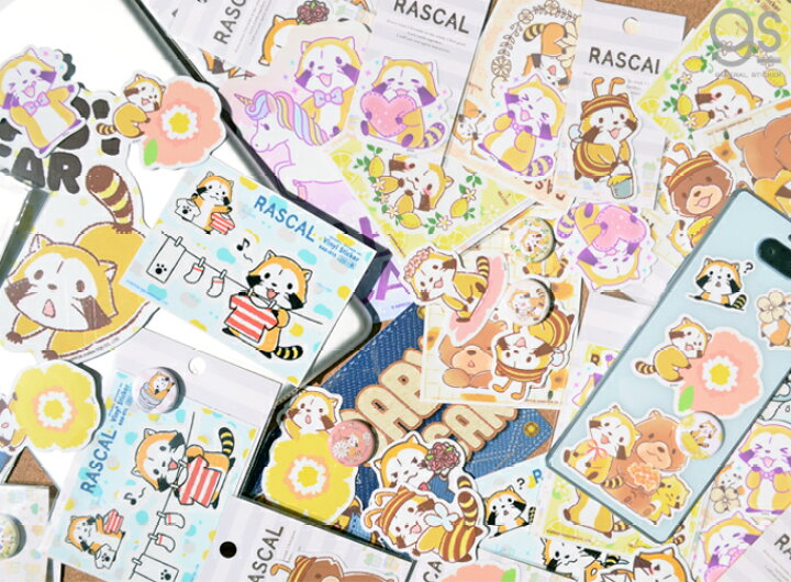 楽天市場 ラスカル ベビーインカー ちょうちょ キャラクターステッカー 車 こども あらいぐま アニメ 人気 かわいい Ras021 Gs 公式グッズ ゼネラルステッカー