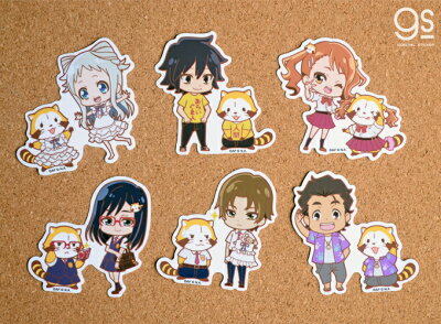 楽天市場 ステッカー6種セット あの花 ラスカル キャラクターステッカー あらいぐま アニメ イラスト 人気 コラボ かわいい ノイタミナ Rasah001 Gs 公式グッズ ゼネラルステッカー
