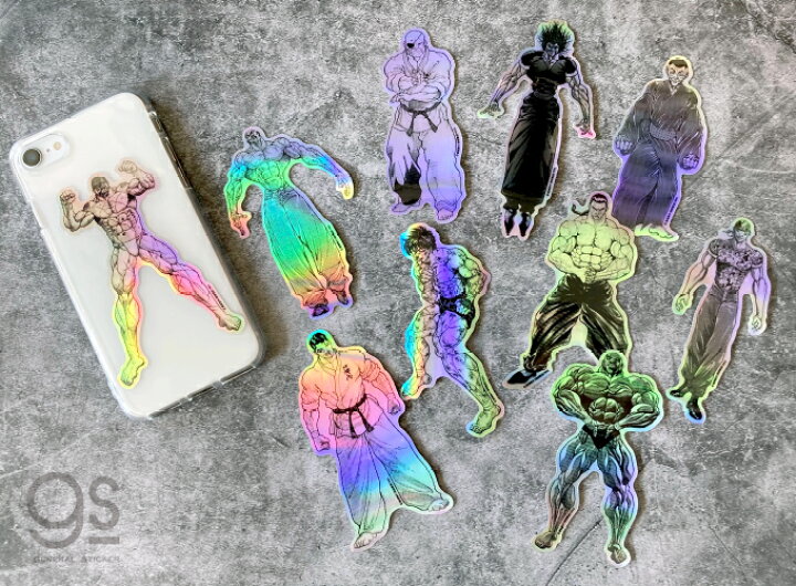 楽天市場 グラップラー刃牙 ホログラムステッカー 渋川剛気 バキ キャラクターステッカー 漫画 アニメ 格闘 地上最強 刃牙道 週刊少年チャンピオン 話題 人気 Baki006 Gs 公式グッズ ゼネラルステッカー