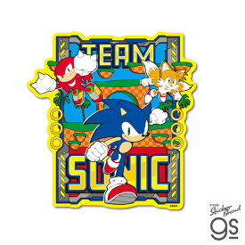 ソニック ビッグサイズステッカー TEAM SONIC セガ Sonic ソニックシリーズ ゲーム キャラクター ステッカー gs 公式グッズ SONIC-16