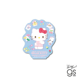 ハローキティ50thダイカットステッカー 未来のスケジュール帳 サンリオ かわいい キャラクター 50周年 記念 KITTY gs 公式グッズ KT50-005