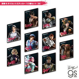【10種セット：B】 鉄拳8 ダイカットビニールステッカー TEKKEN キャラクター コレクション 3D格闘ゲーム game gs 公式グッズ TKN-SET02